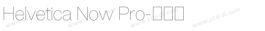 Helvetica Now Pro字体转换